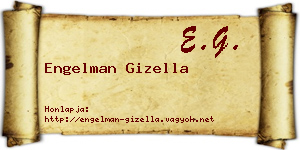 Engelman Gizella névjegykártya